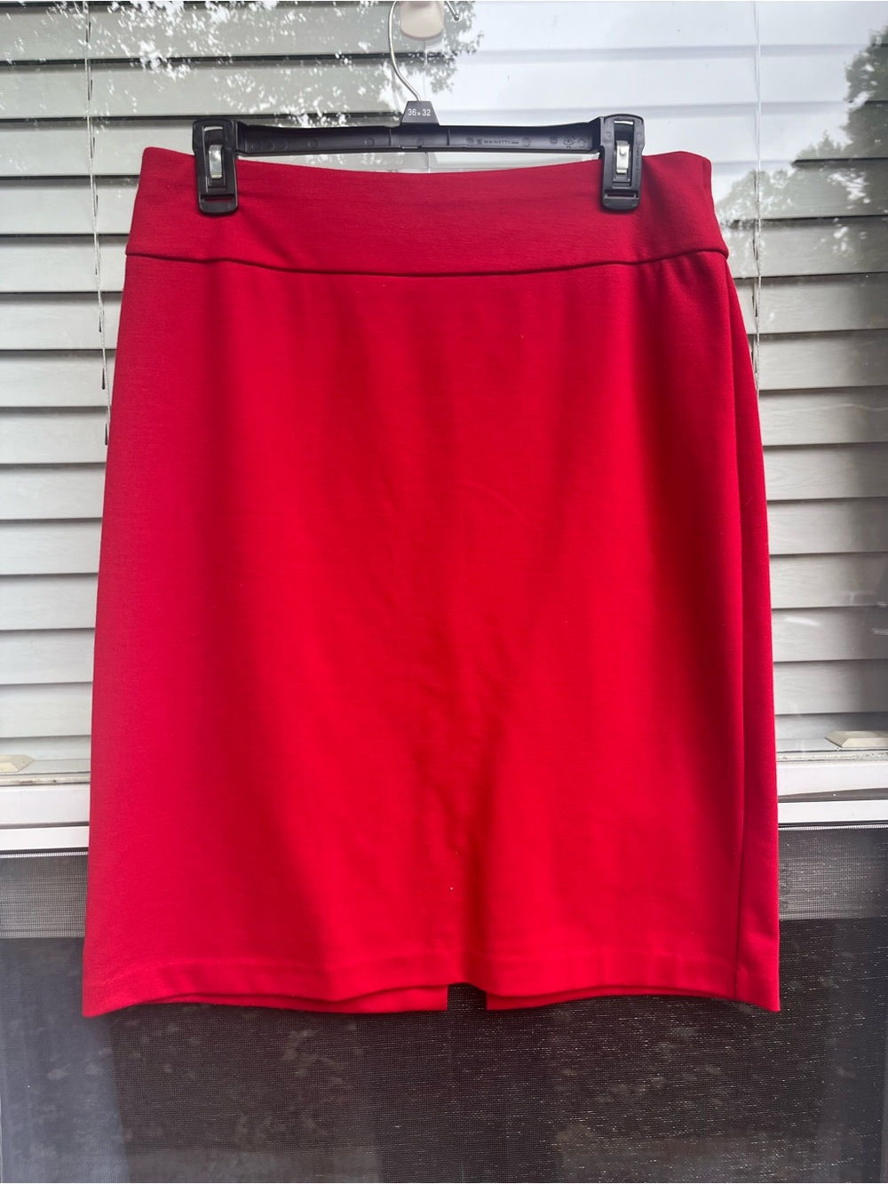 New York & Company Red Mini Pencil Skirt